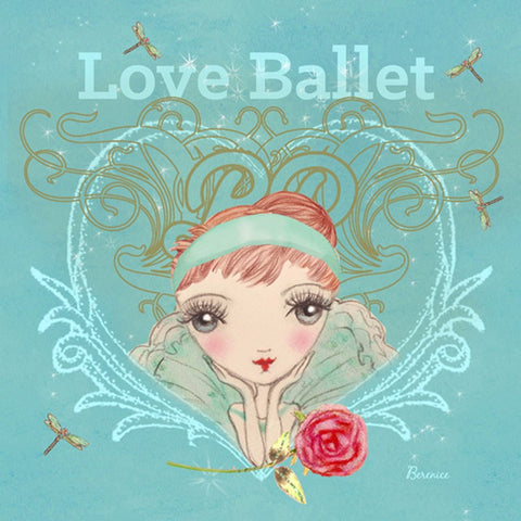 Ballet Papier Greetings Card - Love Ballet