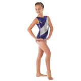 Tappers and Pointers Shine Panel SL Gymnastics Leotard