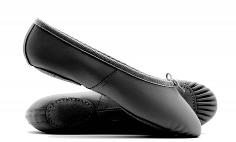 Katz Black Leather Ballet Shoe