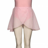 Katz Pink Georgette Wrap-Over Skirt
