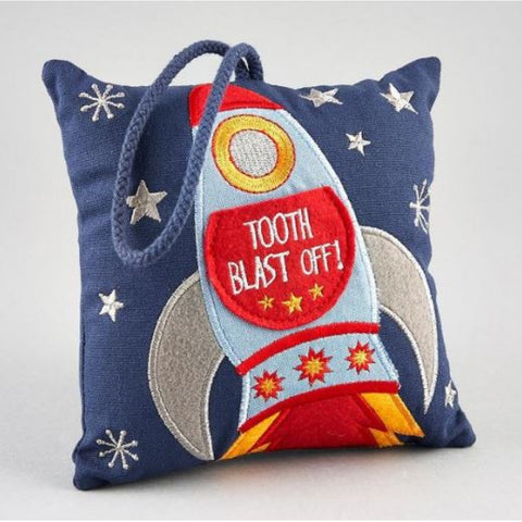Blast Off Tooth Fairy Pillow