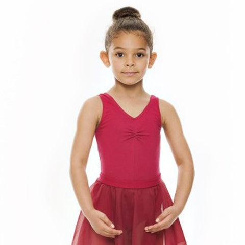 Katz Rouche Plum Leotard