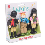 LE TOY VAN Rider, Show Jumper & Stable Hand Budkins