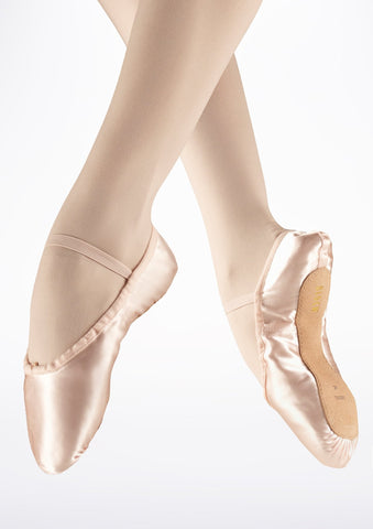Tappers And Pointers Pink Satin Ballet Shoe