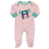Kite Stripy Owl Sleepsuit