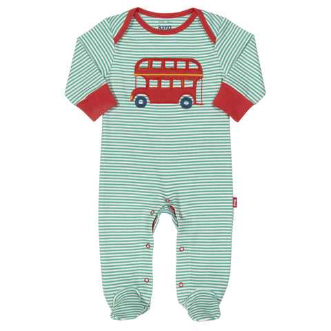 Kite Stripy Bus Sleepsuit