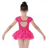 Bloch Sequin Trim Heart Back Cap Sleeve Tutu