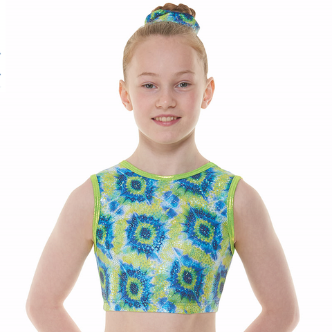Tappers And Pointers Coral Crop Top