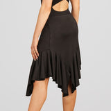 Capezio Long Ruffle Asymmetrical Skirt