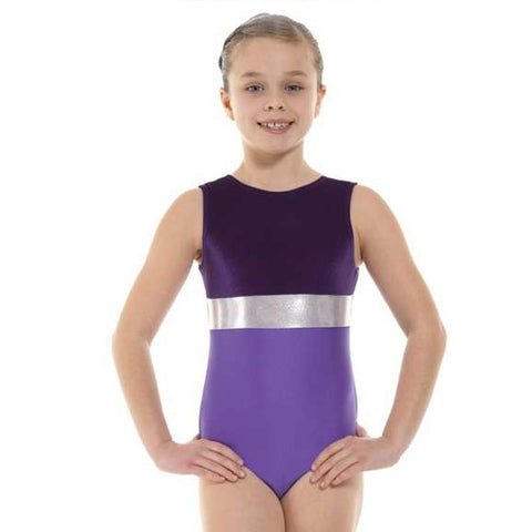 Tappers and Pointers Smooth Velvet & Lycra Gymnastics Leotard