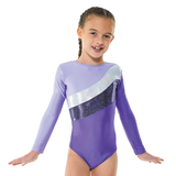 Tappers And Pointers LS Lycra Cosmic Gymnastics Leotard