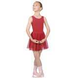 Roch Valley ISTD Leotard - Plum & Sky Blue