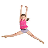 KAIA BY BLOCH PINK OPEN TOP "DON'T DULL MY SPARKLE" KA009T. TONBRIDGE DANCEWEAR 