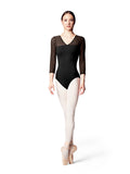 Bloch Lila Diamond Flock Leotard