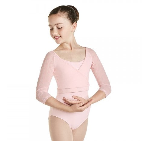 Mirella Polker Dot Flocked Top