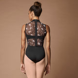 Mirella Wild Bloom High Neck Zip Leotard