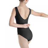 Mirella Lace WaistBow Flock Tank Leotard