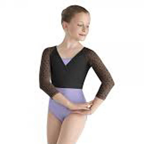 Mirella Bow Flock Mock Top