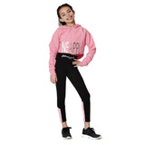 Pineapple Pink Crop Hoodie