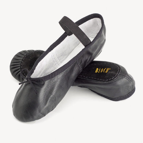 Bloch Arise Full Sole Black Leather Ballet Shoe