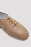 Bloch Tan Lace-up Split Sole Jazz Shoe