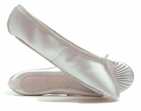 Katz white Satin Ballet Shoe