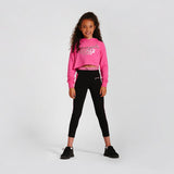Pineapple Crop Hoodie Pink