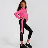Pineapple Crop Hoodie Pink
