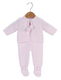 Knitted Pom Pom Top And Trouser