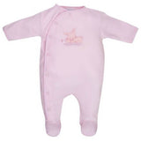 Sweet Dreams Bunny Velour Sleepsuit