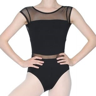 Capezio Cap Sleeve Mesh Leotard