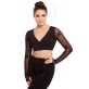 Bloch Floral Flock Sleeve Top