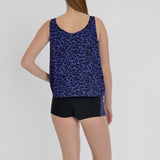 Pineapple Leopard Panel Hotpant