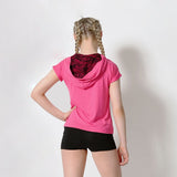 Pineapple SS Hooded Top Pink