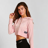 Pineapple Retro Crop Hoodie