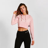 Pineapple Retro Crop Hoodie