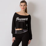 Pineapple Crop Retro Off Shoulder Top