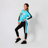 Pineapple Mesh Sleeved Top