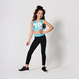 Pineapple Blue Crop Top