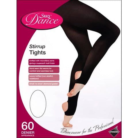 Silky Tan Matte Stirrup Tights